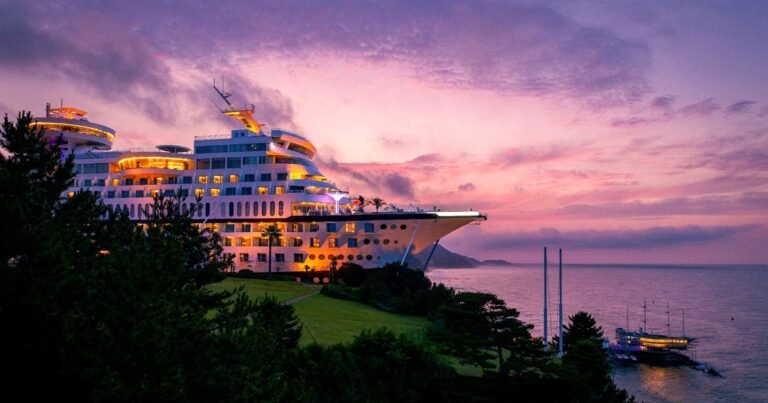 Sun Cruise Resort on the Jeongdongjin coast in Gangneung, South Korea