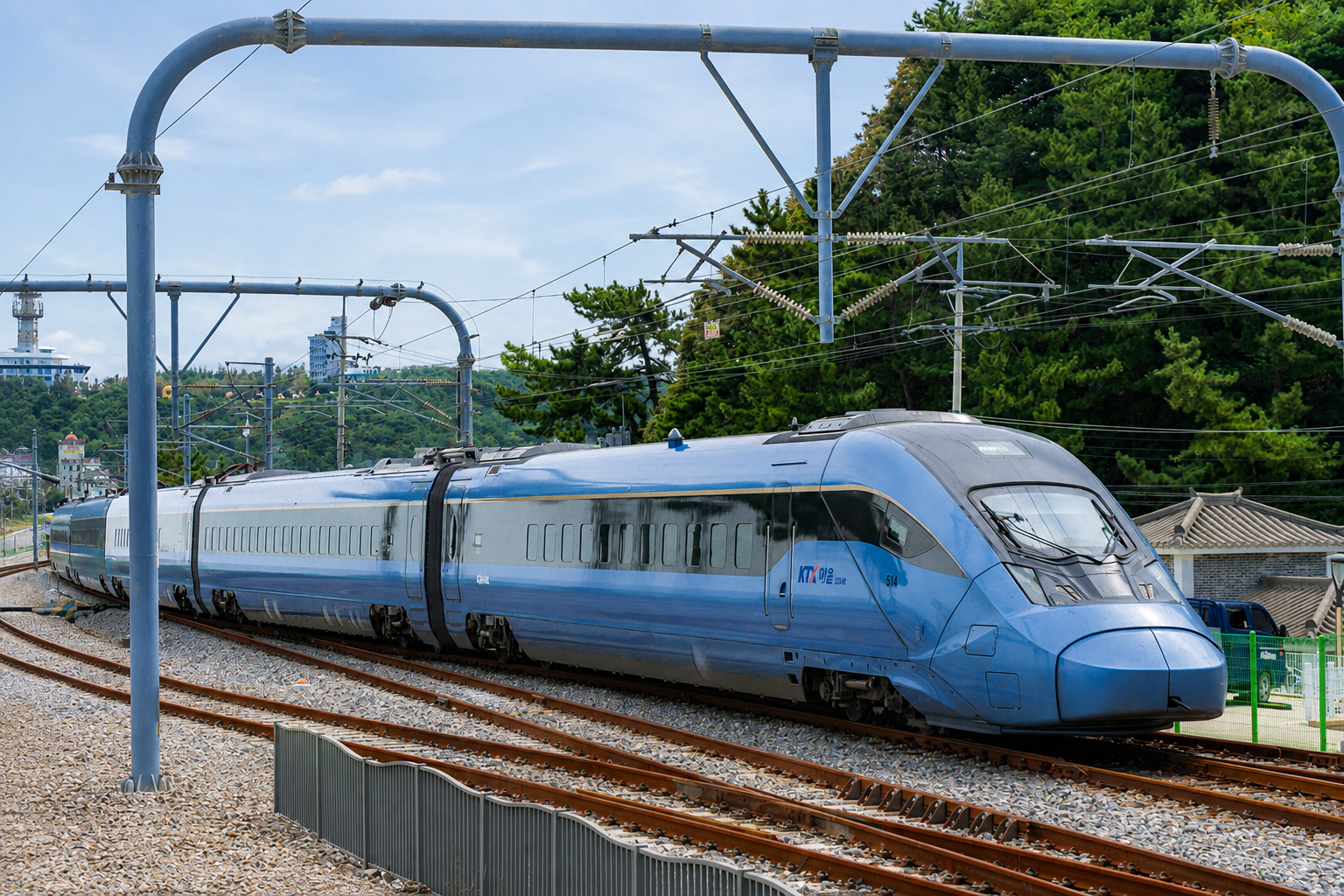KTX high-speed train in South Korea
