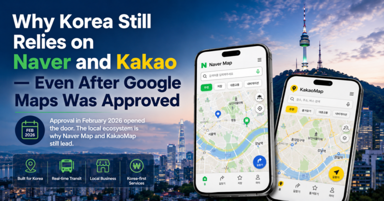 Why Korea still relies on Naver Map and KakaoMap even after Google Maps approval in 2026