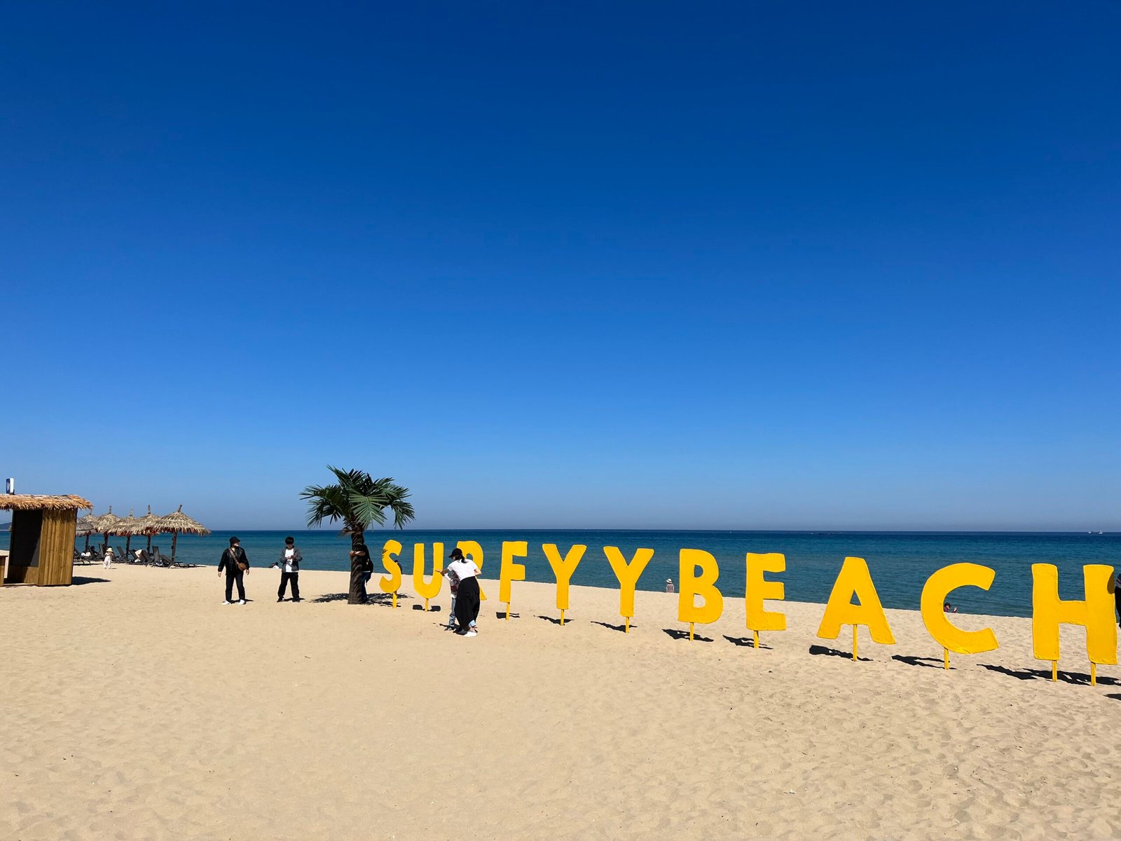Yangyang surfing scene at Surfy Beach, South Korea