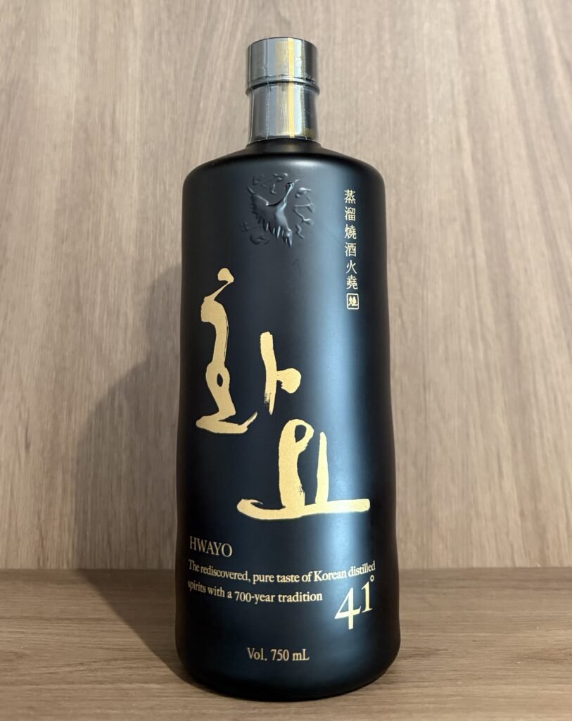 Hwayo 41 Korean distilled soju bottle