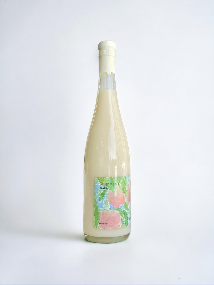 INNER PEACE Nectar bottle, made with peach and mint