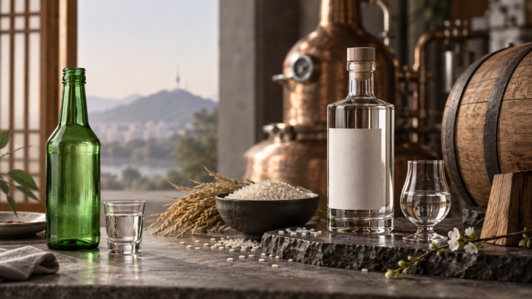 Korean distilled soju evolving beyond the familiar green bottle