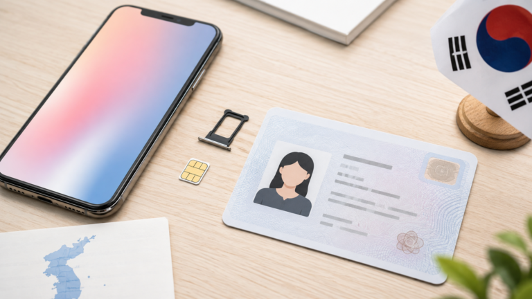 Korean phone plan after getting a Residence Card with smartphone and SIM card